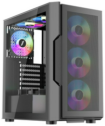 Корпус 1STPLAYER TRILOBITE T7-P Black, T7-P-BK-4F7 черный