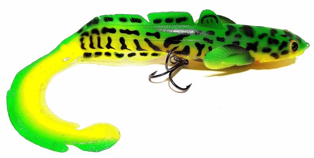 Мягкая приманка  Savage Gear 3D Burbot 250 Slow Sink 75 гр 250 мм Firetiger купить,NaN