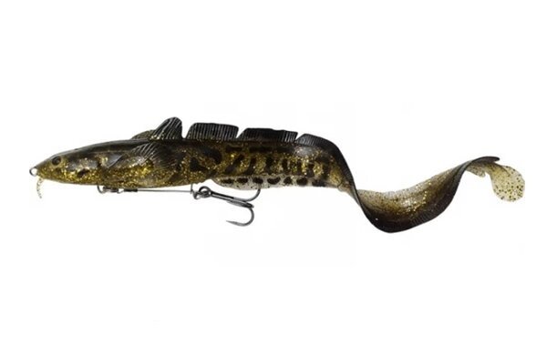 Мягкая приманка  Savage Gear 3D Burbot 250 Slow Sink 75 гр 250 мм Gold купить,NaN