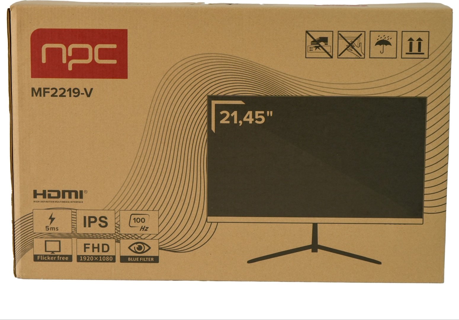 Монитор 21.45" NPC MF2219-V черный купить,NaN