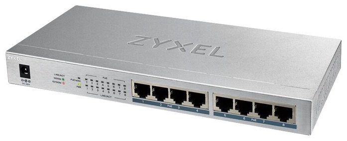 ZyXEL GS1008HP-EU0101F серебристый
