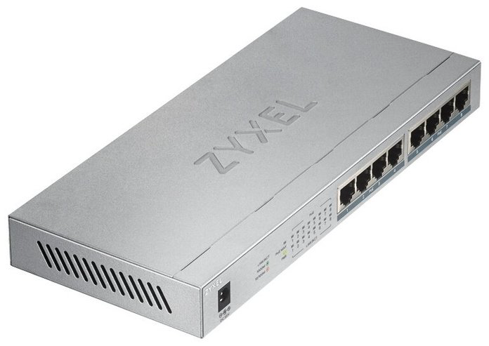 ZyXEL GS1008HP-EU0101F серебристый купить,NaN