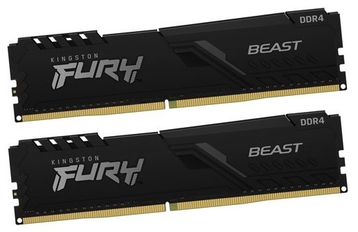 Оперативная память Kingston Fury Beast KF436C18BBK2/32 32Gb