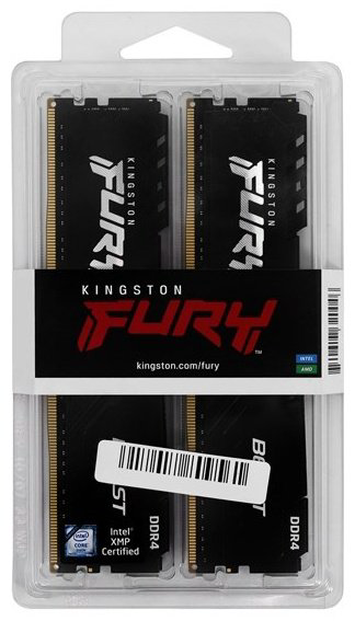 Оперативная память Kingston Fury Beast KF436C18BBK2/32 32Gb