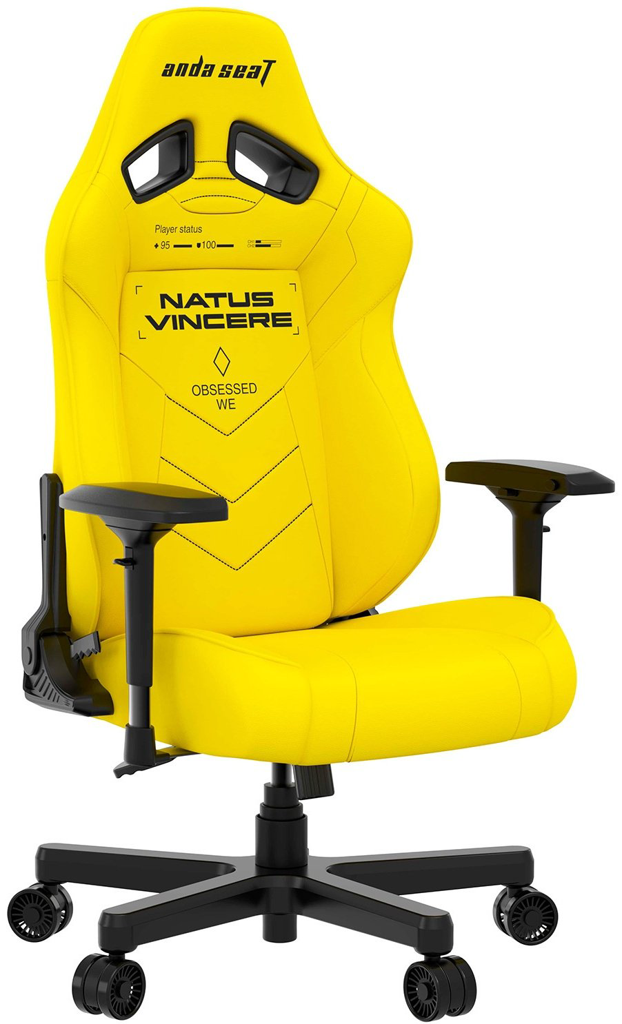 Игровое кресло AndaSeat Navi Edition AD19-05-Y-PV, желтый - ForteMarket Игровое кресло AndaSeat Navi Edition AD19-05-Y-PV, желтый купить,209095