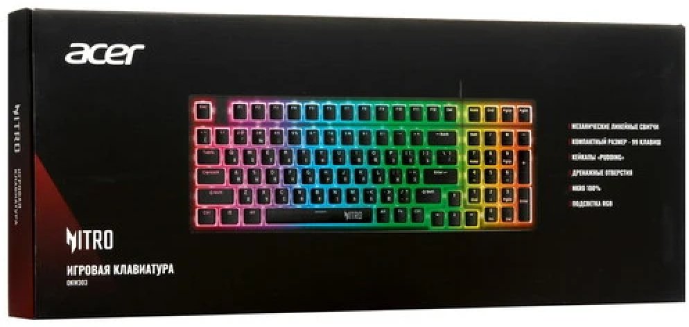 Клавиатура Acer Nitro OKW303 черный купить,NaN