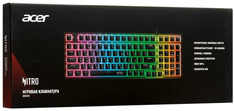 Клавиатура Acer Nitro OKW303 черный купить,NaN