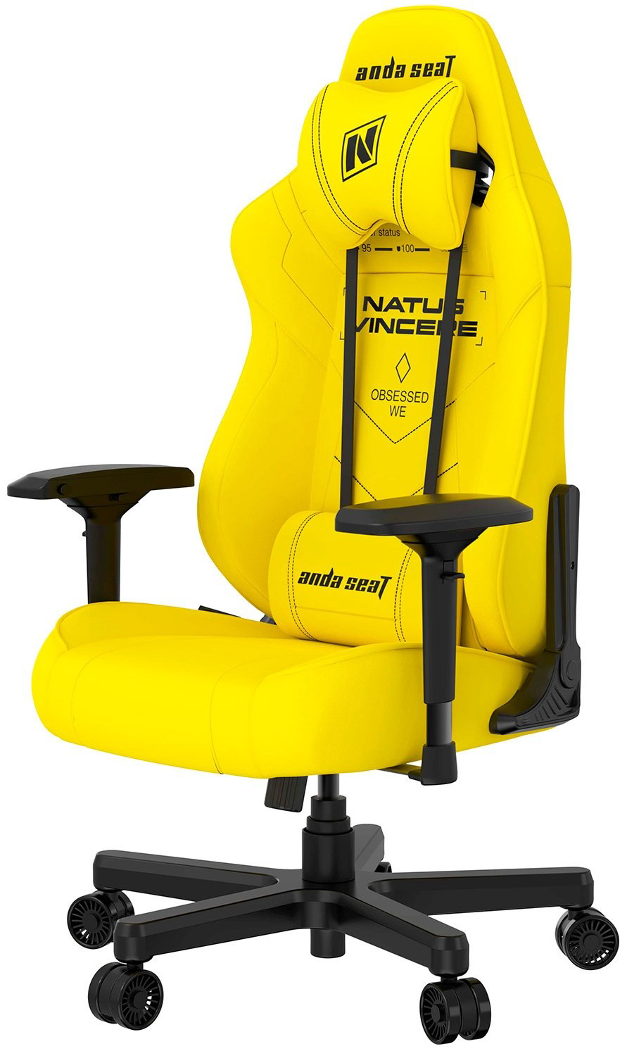 Игровое кресло AndaSeat Navi Edition AD19-05-Y-PV, желтый - ForteMarket Игровое кресло AndaSeat Navi Edition AD19-05-Y-PV, желтый купить,209095