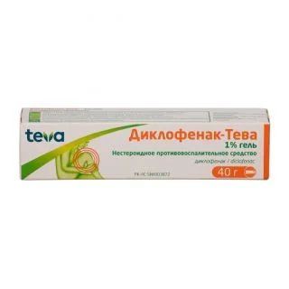 Меркле ГмбХ Диклофенак-Тева 1% 40 г гель