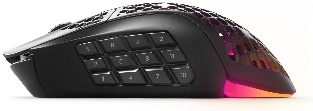 Мышь SteelSeries Aerox 9 черный купить,NaN