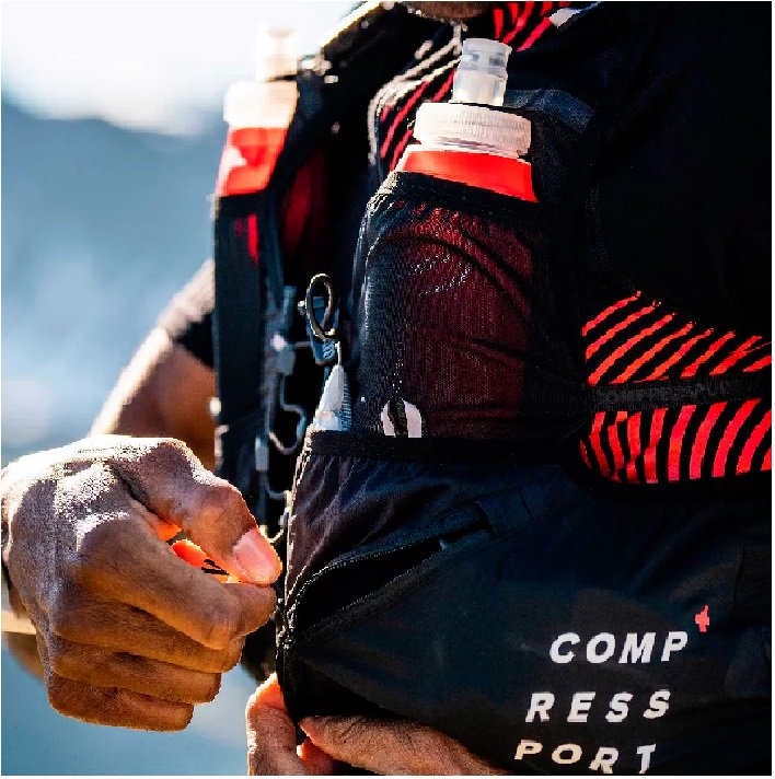 Рюкзак-жилет Compressport UltRun L 990 черный купить,NaN
