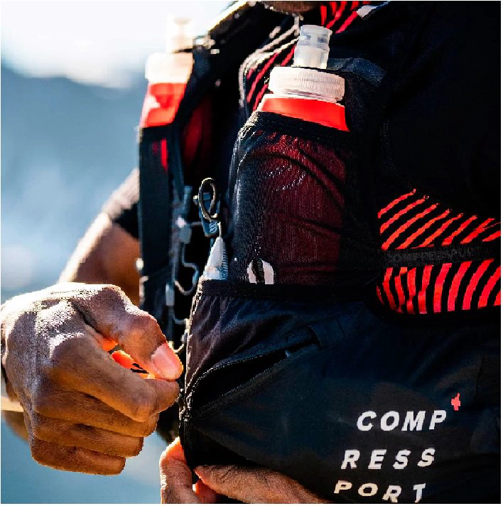 Рюкзак-жилет Compressport UltRun L 990 черный купить,NaN