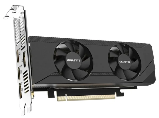 Видеокарта Gigabyte GeForce RTX 3050 OC Low Profile GV-N3050OC-6GL 6Gb купить,0