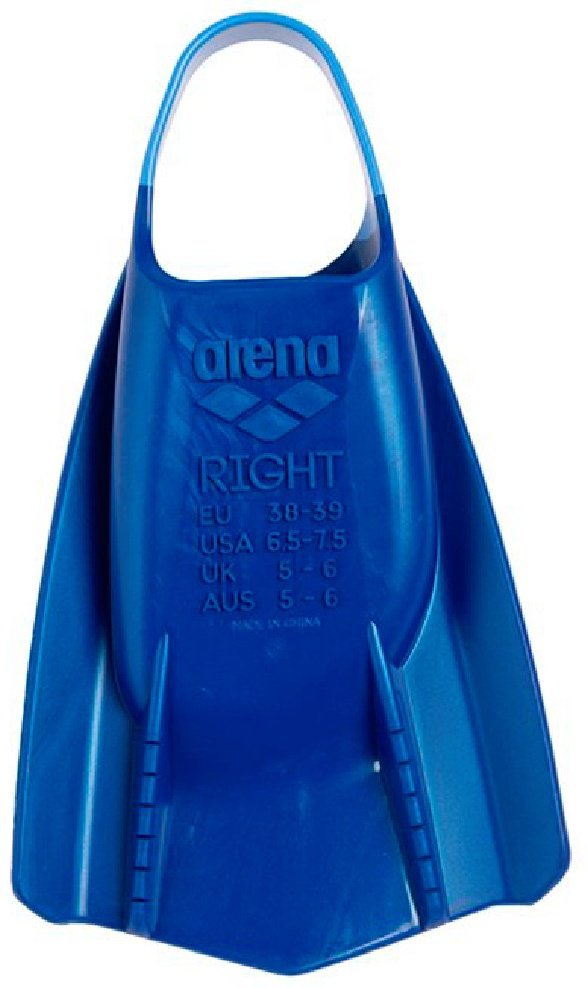 Ласты ARENA Powerfin 006151-110 с открытой пяткой голубой 44, 45 купить,29900