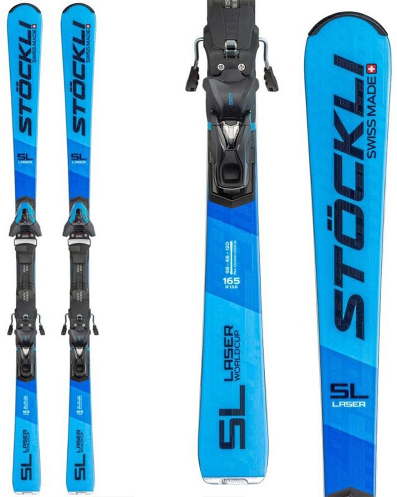 STOCKLI Laser SL + SRT 12 165 см синий, голубой