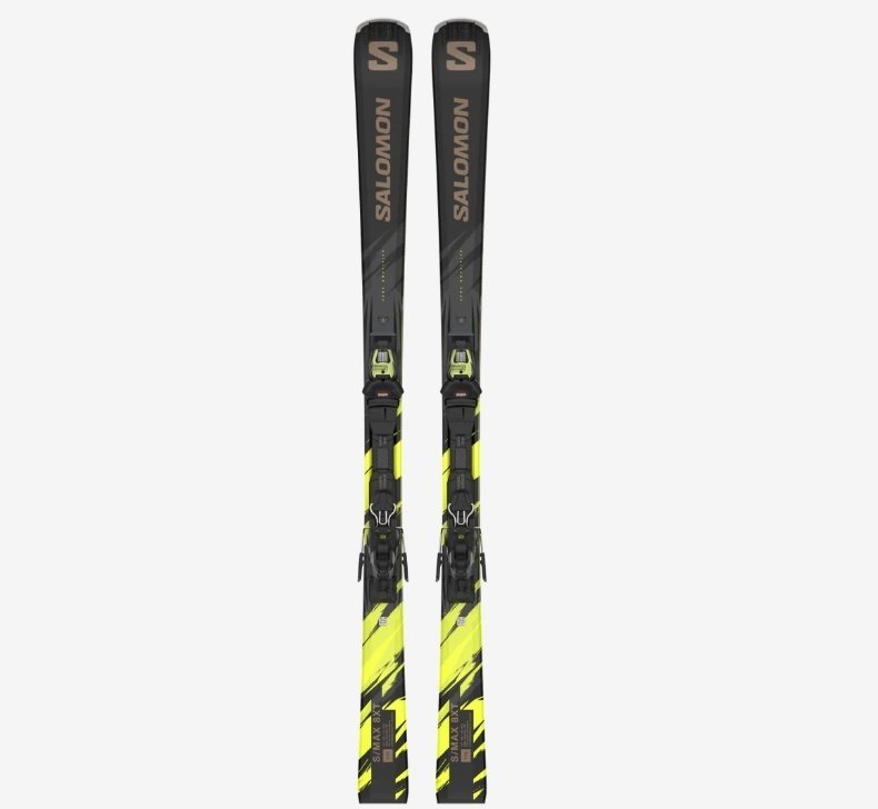 Salomon E S/Max 8 XT + M11 GW F80 L47338800 163 см черный, желтый купить,NaN