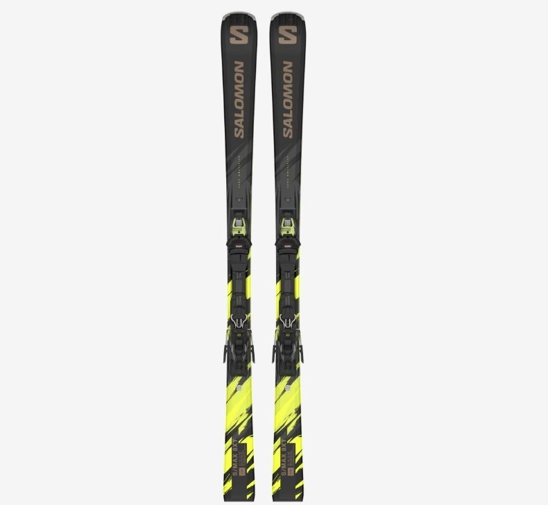 Salomon E S/Max 8 XT + M11 GW F80 L47338800 163 см черный, желтый купить,NaN