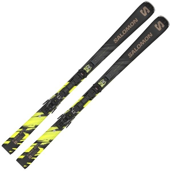 Salomon E S/Max 8 XT + M11 GW F80 L47338800 170 см черный, желтый купить,NaN