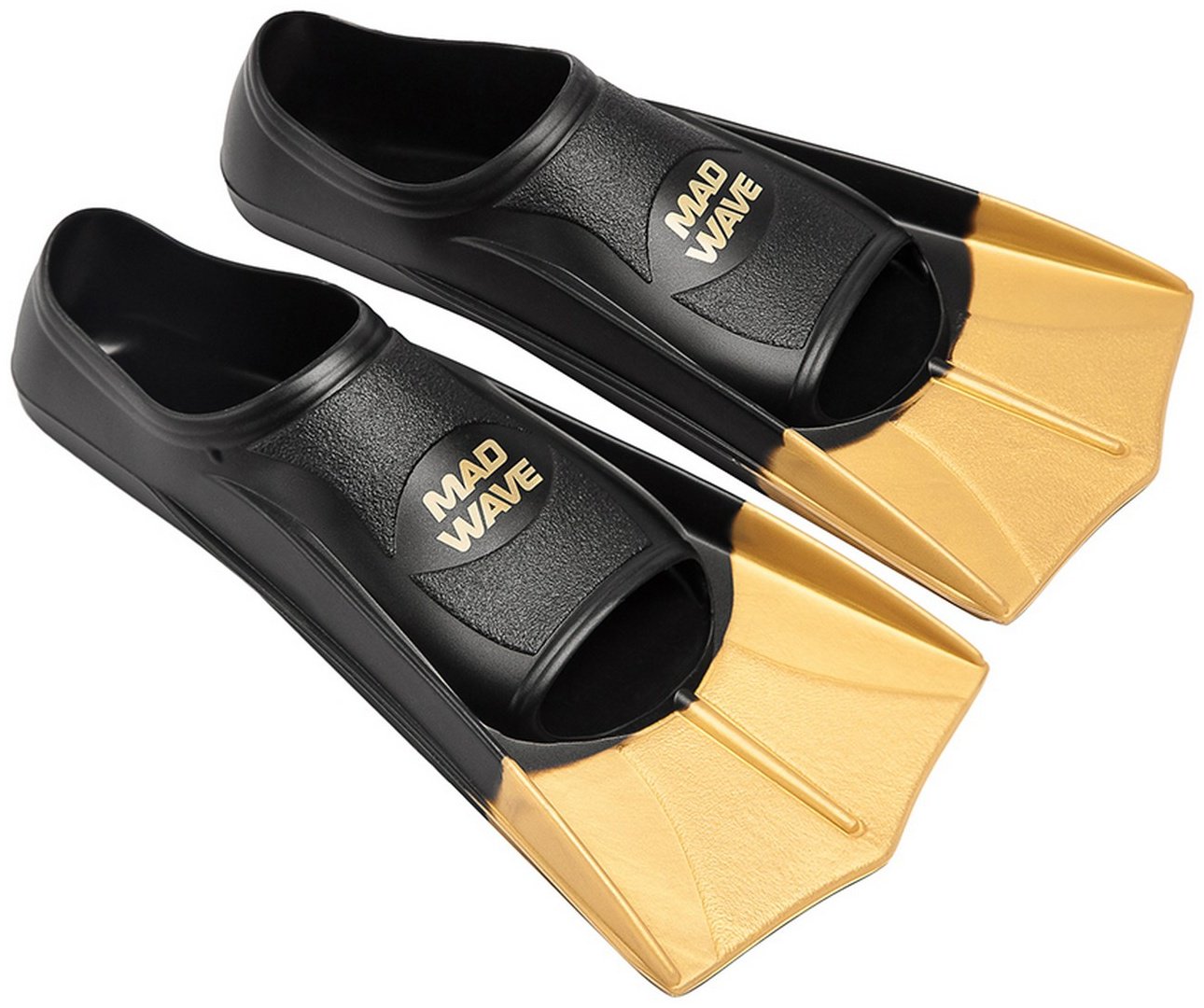 Ласты Madwave Fins training M0747 10 18W с закрытой пяткой золотой 31, 33