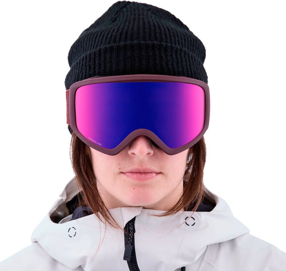 Маска горнолыжная Anon 22259102600 красный one size купить,NaN