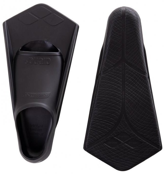 Ласты ARENA Powerfin, 95218-51 с закрытой пяткой черный 35, 36