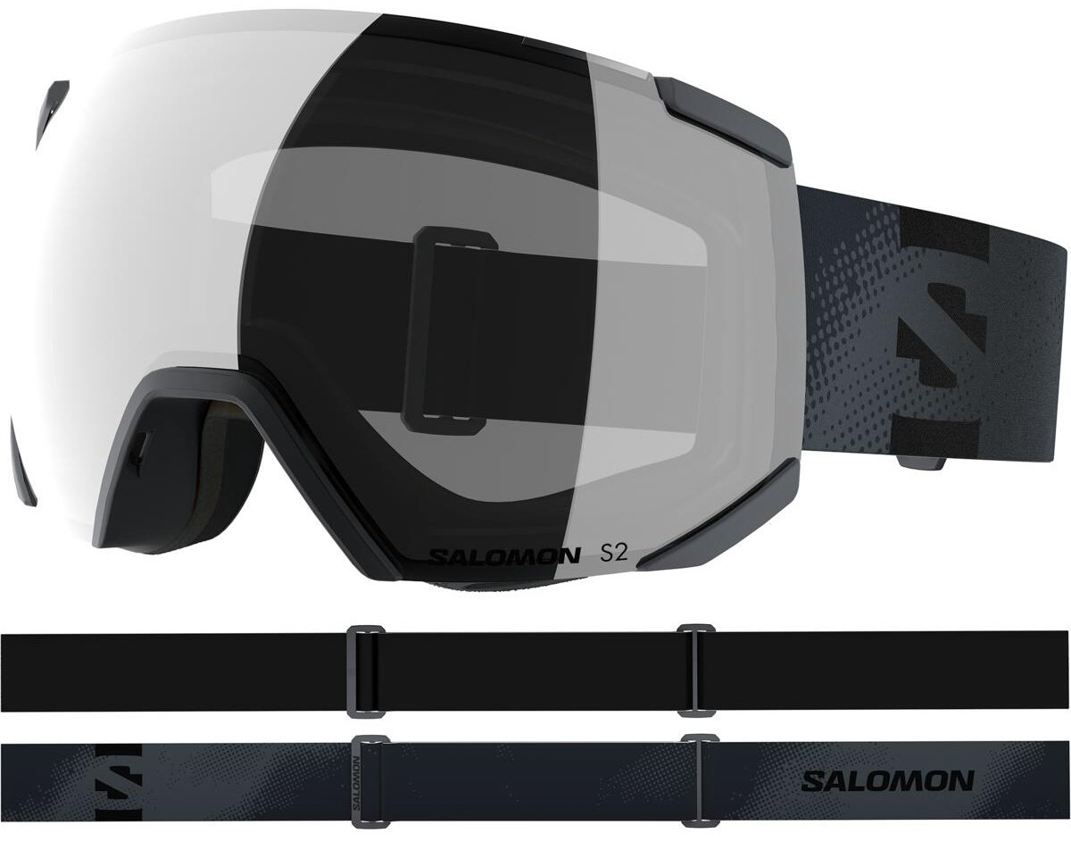 Маска горнолыжная Salomon Radium Ml L47893300 черный размер one size купить,NaN