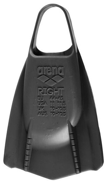 Ласты Для бассейна ARENA Powerfin Pro 1E207 черный размер 38, 39