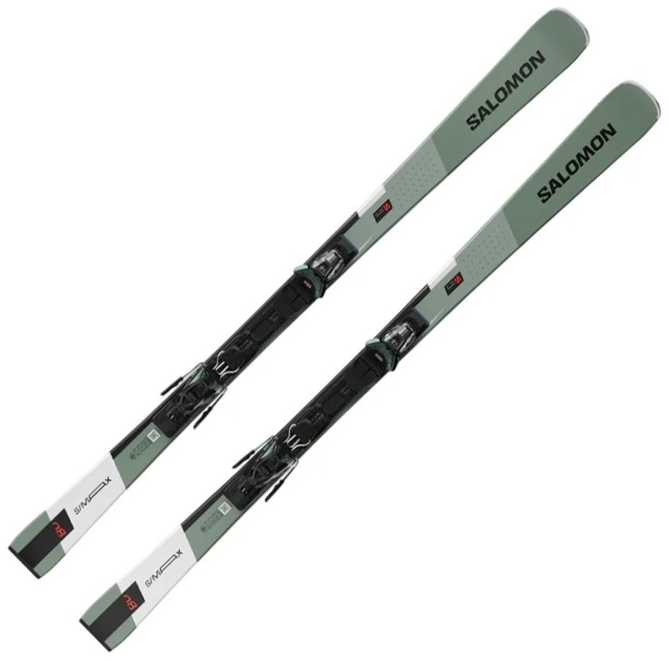 Лыжи Salomon E S/Max 8 + E M11 Gw Oi G L80 L47418600 зима 165 см мультиколор