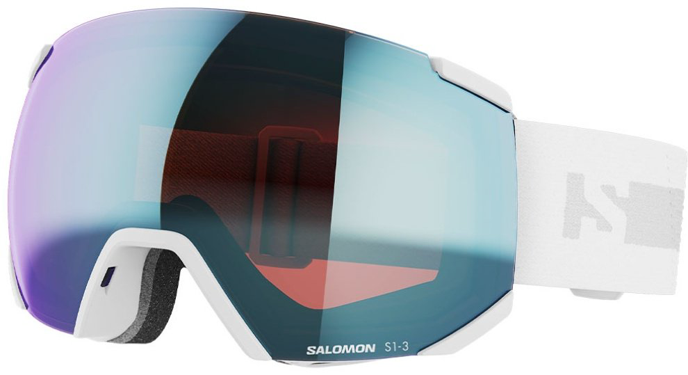 Маска горнолыжная Salomon Radium Photo/L47004900 белый размер one size купить,NaN