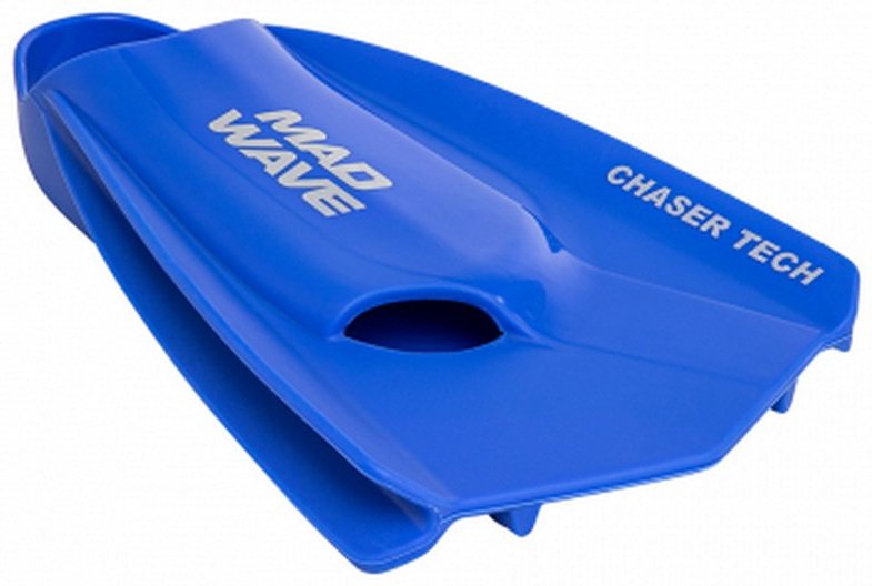 Ласты Madwave Chaser tech M0743 06 04W с открытой пяткой синий 44, 45