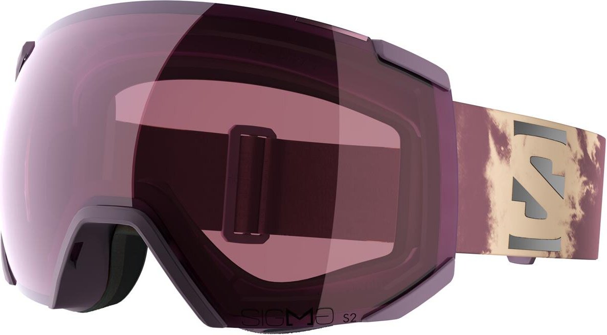 Маска горнолыжная Salomon Radium Sigma L47893000 фиолетовый размер one size