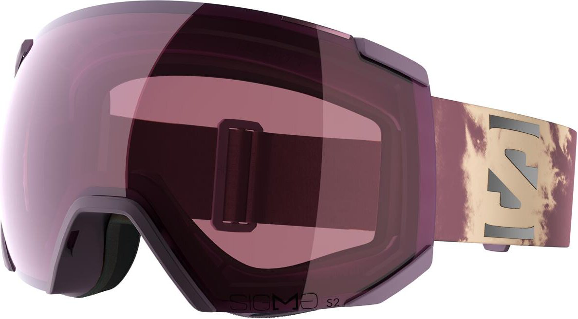 Маска горнолыжная Salomon Radium Sigma L47893000 фиолетовый размер one size купить,69900