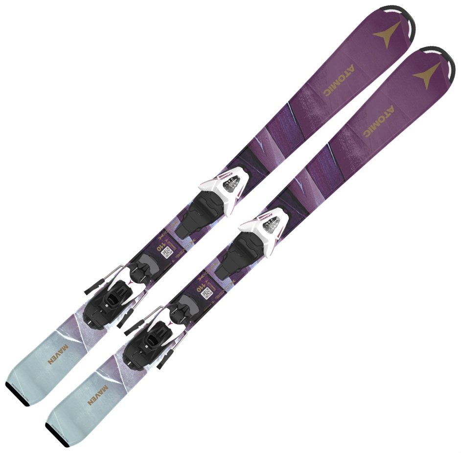 Atomic L Maven Girl 100-120 JTS + L C 5 GW AA0030436 120 см белый, фиолетовый