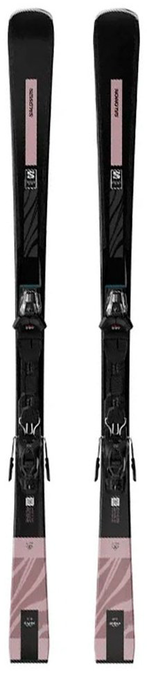 Salomon E S/Max N8 G M + Bindings E M10 GW M L80 L47505300 155 см черный, розовый