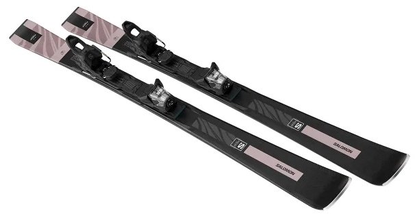 Salomon E S/Max N8 G M + Bindings E M10 GW M L80 L47505300 145 см черный, розовый