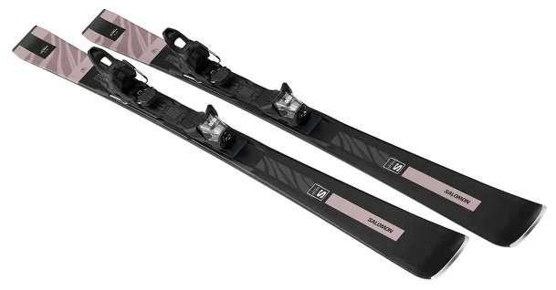 Salomon E S/Max N8 G M + Bindings E M10 GW M L80 L47505300 145 см черный, розовый купить,319900