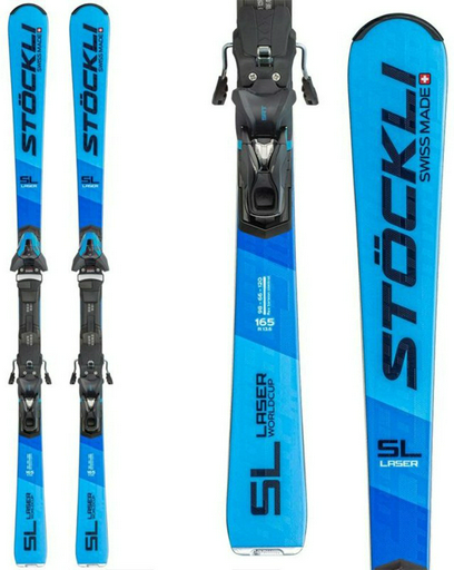 STOCKLI Laser SL + SRT 12 165 см синий, голубой
