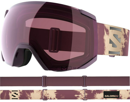 Маска горнолыжная Salomon Radium Sigma L47893000 фиолетовый размер one size