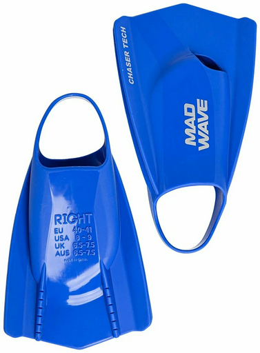 Ласты Madwave Chaser tech M0743 06 04W с открытой пяткой синий 40, 41