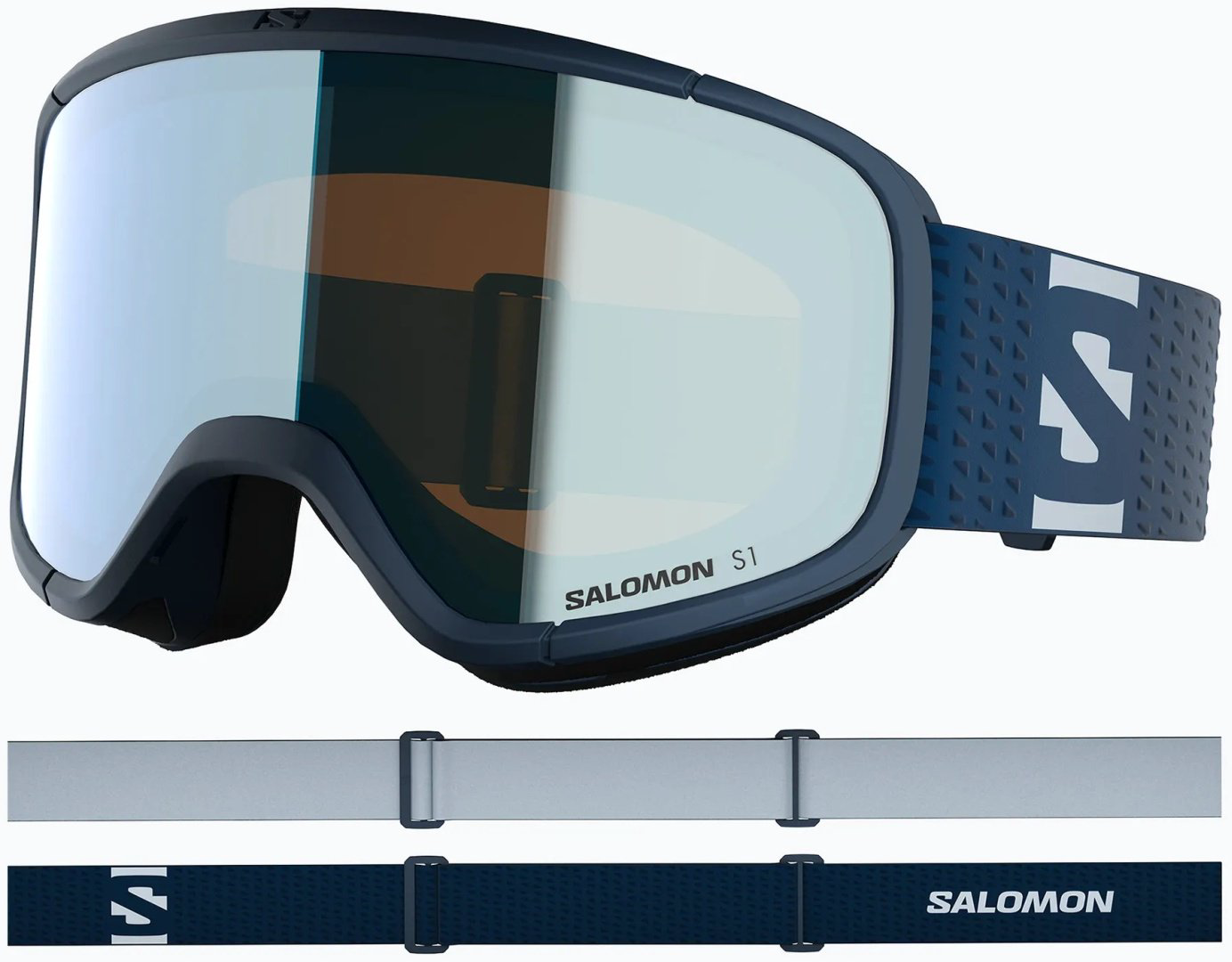 Маска горнолыжная Salomon Aksium 2.0 L47907900 синий размер one size