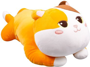 Мягкая игрушка BULU-XIONG Кот, высота 50 см, оранжевый купить,NaN