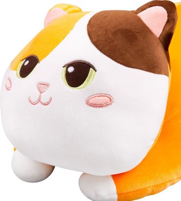 Мягкая игрушка BULU-XIONG Кот, высота 50 см, оранжевый купить,NaN