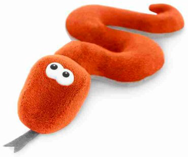 Мягкая игрушка Orange Ужик Вжик, высота 15 см, терракотовый