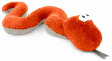Мягкая игрушка Orange Ужик Вжик, высота 15 см, терракотовый