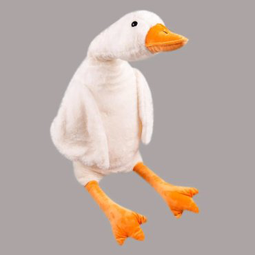 Мягкая игрушка PLUSH Гусь-обнимусь, высота 130 см, белый купить,NaN