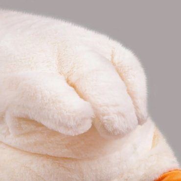 Мягкая игрушка PLUSH Гусь-обнимусь, высота 130 см, белый