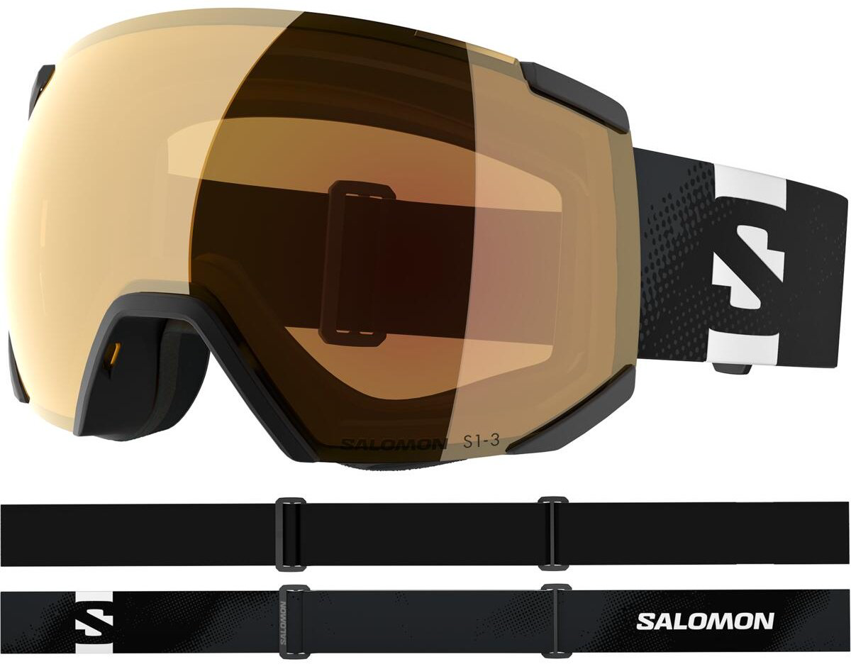 Маска горнолыжная Salomon Radium Photo L47892300 черный размер one size купить,NaN
