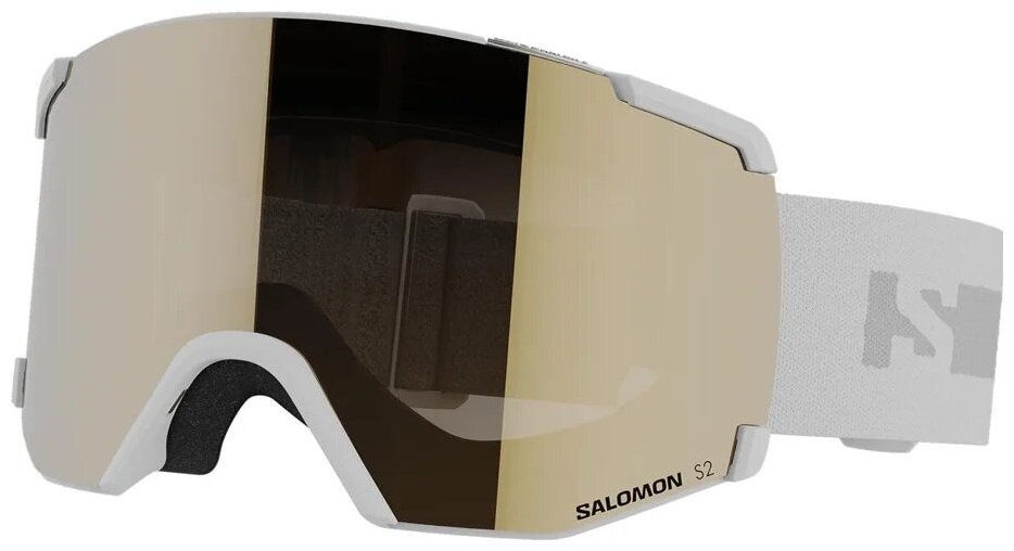 Маска горнолыжная Salomon S/View, L47253100 белый размер one size купить,NaN
