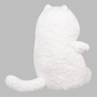 Мягкая игрушка BULU-XIONG Кот, высота 33 см, белый купить,NaN