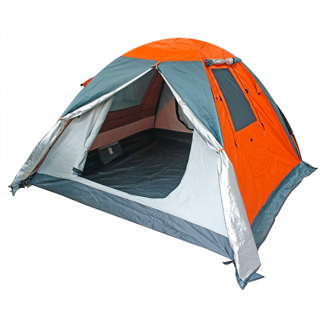 Палатка Longsinger Иссык серо-оранжевая - ForteMarket Палатка Longsinger Иссык серо-оранжевая купить,0